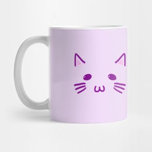 Purple cat Mug